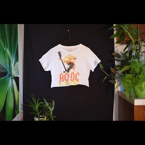 AC/DC crop top